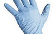Универсальные перчатки для обследования Нитриловые перчатки S/M/L/XL
